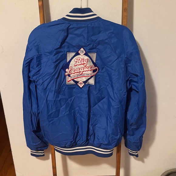 Vintage Blue Varsity Jacket - Picture 2 of 4